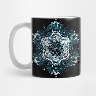 Sapphire Starburst Snowflake Mug